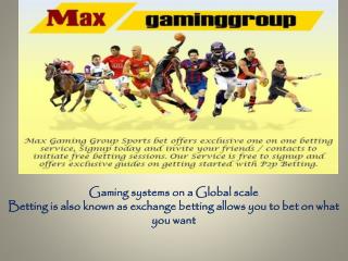 Online Betting Games