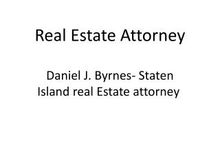 real estate attorney