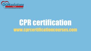 CPR Courses | Online First Aid Certification