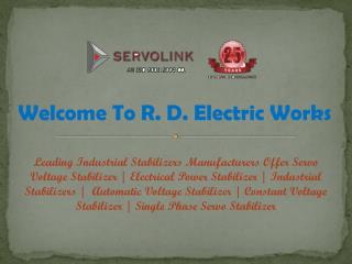 Servo Voltage Stabilizer in Noida