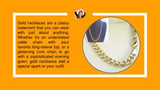 Gold Necklaces Online