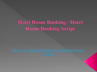 Hotel Room Booking / Hotel Room Booking Script