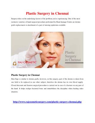 Plastic Surgery in Chennai