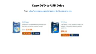 Copy DVD to USB Drive