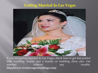 Las Vegas Wedding Packages All Inclusive