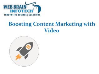 Boosting Content Marketing with Video and Increase ROI