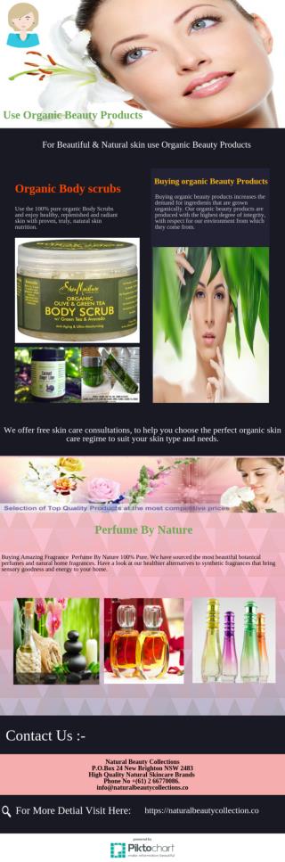 Choose Natural organic Beauty Products