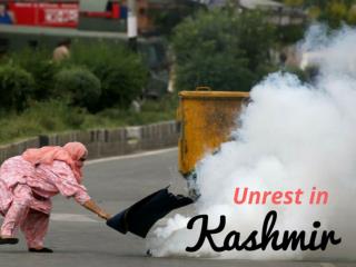 Unrest in Kashmir