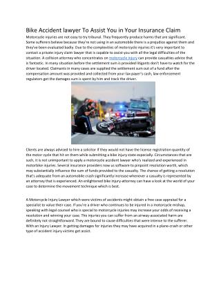 How to Hire a Motorcycle Accident Lawyer?