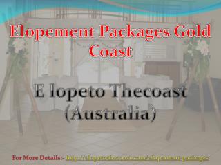 Elopement Packages Gold Coast - Elope To The Coast
