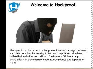 Hackproof SecuritY