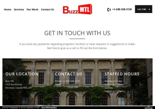 GET IN TOUCH WITH BuzzMTL.ca