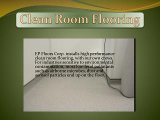 Clean Room Flooring