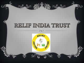 relif india trust funds