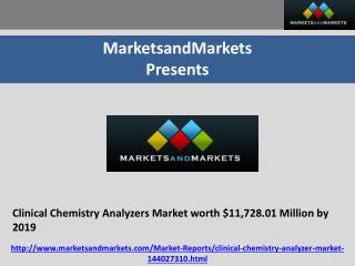 Clinical Chemistry Analyzer Market by Product, Test Type & End-User