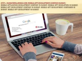 Mobile Application Development Company In Kuwait