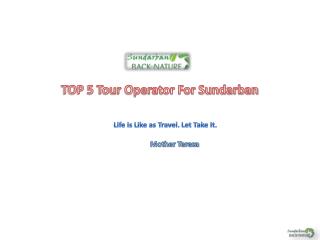 Top 5 Tour Operator For Sundarban