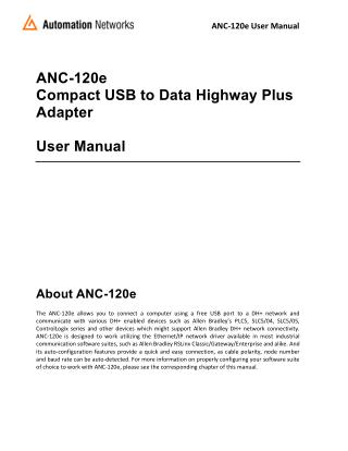 Compact USB to DH Converter User Manual