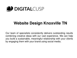 Website Design Knoxville TN