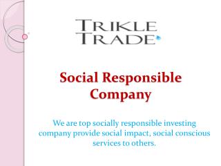 Social Responsible Company