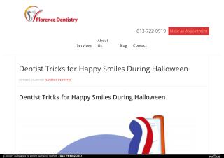 Dentist Tricks for Happy Smiles During Halloween