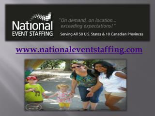 Promotional Staffing - www.nationaleventstaffing.com