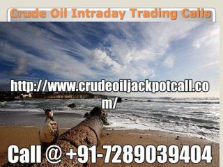 Mcx Crude Oil Trading Tips