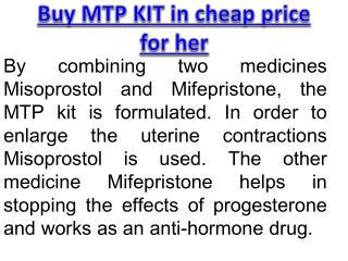 Buy MTP KIT in cheap price for her