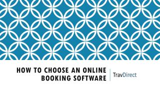 How to Choose an Online Booking Software