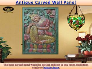 Antique Carved Wall Panel