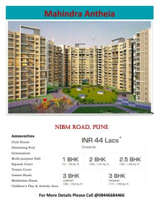 Mahindra Antheia Residential Project at Pimpri