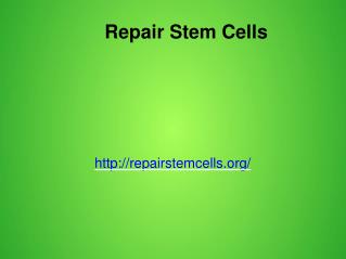 Stem Cell Treatments