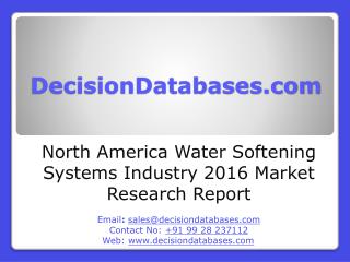 North America Water Softening Systems Industry 2016 Market Research Report