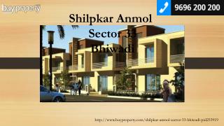 Shilpkar Anmol in Sector 33, Bhiwadi - BuyProperty