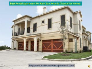 Apartment For Rent San Antonio For Two Rooms