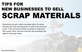 How businesses can start selling their scrap metal