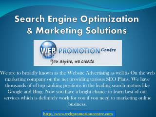 Search Engine Optimization & Marketing Solutions