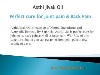 Asthi Jivak Oil