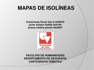 MAPAS DE ISOLÍNEAS