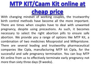 MTP KIT/Caam Kit online at cheap price