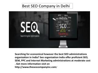 Best SEO Company in Delhi