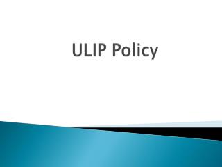 Ulip Policy