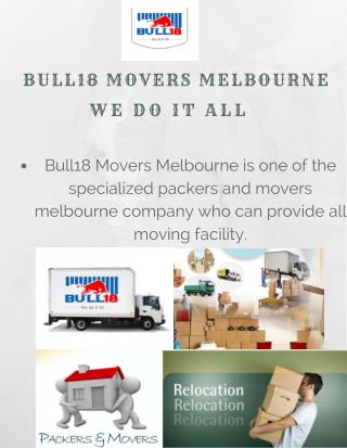 Contact For Furniture Removals Melbourne | Bull18 Movers