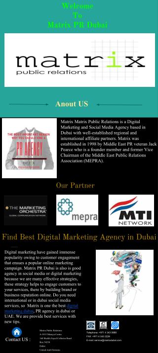 Best Digital Marketing Agency in Dubai