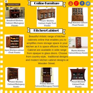 Kitchen Cabinets : Buy Wooden Kitchen Cabinets Online India