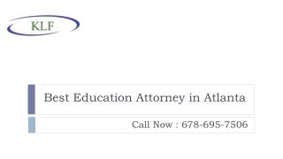 Best Education Attorney in Atlanta
