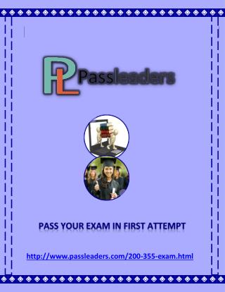 Passleader 200-355 Questions Answers