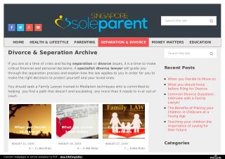 Divorce & Seperation in Singapore