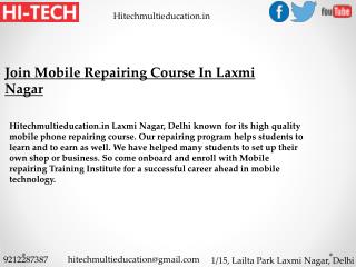 Join Mobile Repairing Course In Laxmi Nagar