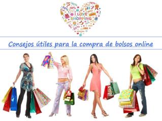 Consejos útiles para la compra de bolsos online